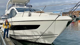 £2000000 Yacht Tour  Sunseeker 68 Manhattan Pacific [upl. by Rebliw]