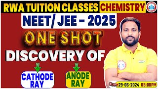 NEETIITJEE 2025  Toppers Batch Chemistry Discovery Of Cathode Ray amp Anode Ray By Sumit Sir [upl. by Notwen]