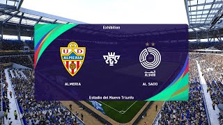 Almería vs AlSadd 28072024 Club Friendlies PES 2021 [upl. by Piotr115]