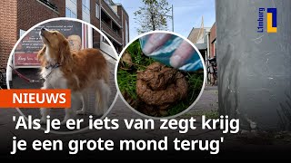 Honden plassen tegen winkels en poepen op de straat 🐕💩  1Limburg [upl. by Glialentn]