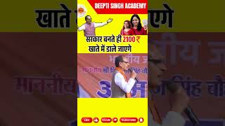 सरकार बनते ही 2100 खाते में डाले जाएगे mohanyadav latestnews breakingnews news [upl. by Roe]