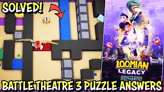 HOW TO SOLVE ALL PUZZLES IN BATTLE THEATRE 3  SEPHARITE CITY  LOOMIAN LEGACY Roblox [upl. by Ahsitruc]