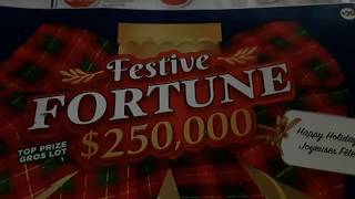 Festive Fortune  New OLG Scratch Ticket for Christmas Holidays  Winner [upl. by Yemrej695]