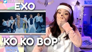 EXO 엑소 Ko Ko Bop MV  WAR Teasers  Comeback Stage REACTION  EXOCISE WITH ME Day 19 [upl. by Pall]