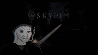 Skyrim V  Secunda Night Theme Slowed  Reverbed Doomer Wave [upl. by Annoid458]