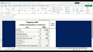 Estado de Resultados y Análisis Vertical Fácil y rápido [upl. by Nicolette]