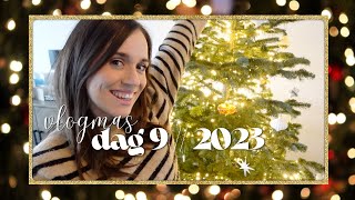 KERSTBOOM VERSIEREN amp LIVING DECOREREN  NIEUW KERSTTHEMA🎄 VLOGMAS 9  2023 [upl. by Suiram280]