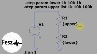 LTspice tutorial  EP3 param and step directives [upl. by Lemhaj]