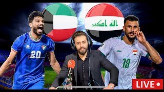 التعليق الصوتي فقط لمباراة العراق و الكويت في تصفيات كأس العالم مع المعلق لاوين هابيل الكردي [upl. by Isiad]