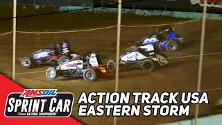 HIGHLIGHTS USAC AMSOIL National Sprint Cars  Action Track USA  Eastern Storm  June 18 2023 [upl. by Bullis]