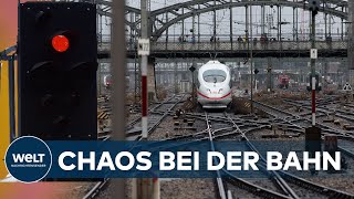 CHAOS BEI DEUTSCHER BAHN Zugverkehr in Norddeutschland weitgehend eingestellt  WELT Thema [upl. by Flodnar]