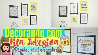 Decore a parede gastando pouco  Paula Souza [upl. by Juetta]