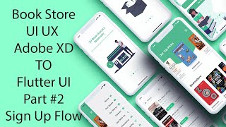 2 Creating a Seamless SignUp Flow for Your Online Book Store App  Flutter Tutorial [upl. by Nicolella]