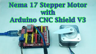 NEMA 23  NEMA 17  NEMA 34 with TB6600 stepper motor driver and Arduino  Wiring and demonstration [upl. by Richardo]