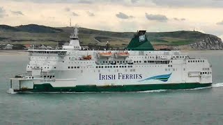 Calais to Dover  Isle of Inishmore  Irish Ferries [upl. by Yenterb]