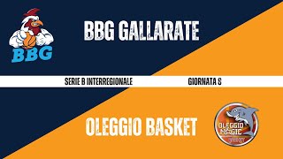 BBG GallarateOleggio Basket Serie B Interregionale giornata 8 [upl. by Tnahsarp]