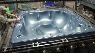 How an Acrylic Hot Tub Shell is Madem4v [upl. by Anrim]