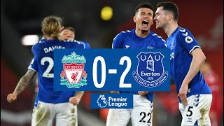 LIVERPOOL 02 EVERTON  PREMIER LEAGUE HIGHLIGHTS [upl. by Icrad]