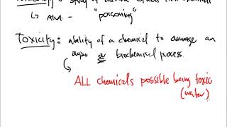 CTC 110 Section 311 How to Handle Hazards Toxicology Toxicity amp Toxins Part 1 [upl. by Anilys]