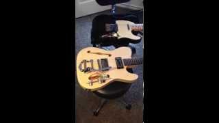 Alston A007 DIY SemiHollow Body Electric Guitar Kit  Wiring [upl. by Havot]