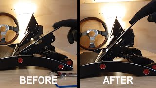 Adjusting throttle pedal throw on Fanatec ClubSport Pedals V3 [upl. by Liggett]