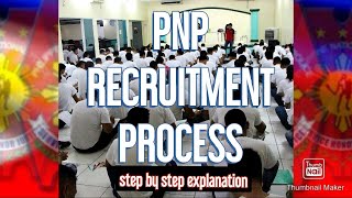 PaanoMaging PulisPNP Recruitment Process Step by Step Explanation [upl. by Amabel]