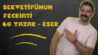 Servetifünun  Fecriati  40 Yazar  Eser  SAYILARLA EDEBİYAT  RÜŞTÜ HOCA [upl. by Philoo]