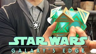 Star Wars Galaxy’s Edge  LIGHTSABERS and HOLOCRONS Revealed [upl. by Aisayt]