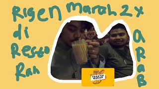 TRAKTIR MAKAN RIGEN MARAHMARAH DI RESTORAN ARAB RISPO DAN VIKRI RASTA SABAR DONG [upl. by Linnea]