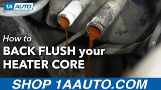 How to Back Flush Your Heater Core by Yourself [upl. by Mendoza]