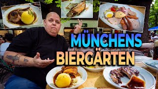 Meine TOP 3 Biergärten in München  Ich probiere das leckerste bayrische Essen  Foodtour [upl. by Anaitsirc]