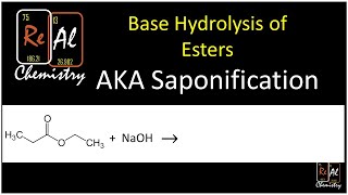 Base hydrolysis of esters  Real Chemistry [upl. by Intruoc]