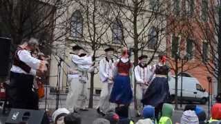 Czech Folk Dance in Prague [upl. by Ailema]