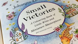 SMALL VICTORIES by Johanna Basford  prismacolor pencils  color along [upl. by Brill659]