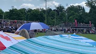 Cambridge Highland Games Massed Bands 2024 [upl. by Ydnar53]