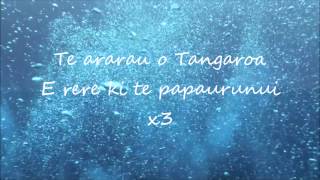 Maisey Rika  Tangaroa Whakamautai Lyrics [upl. by Antonella]