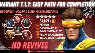 MCOC Variant 711  Easy Path for Completion  Arachnid Action  TipsGuides  No Revives [upl. by Attekram536]