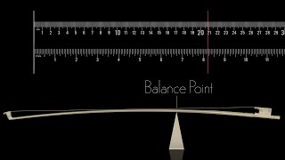 How to Measure the Balance Point of a Bow [upl. by Nnaeinahpets614]