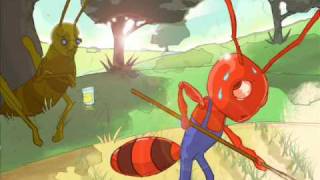 Aesops Fable The Ant and the Grasshopper [upl. by Alyworth]