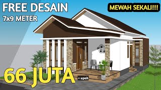 Rumah Minimalis Modern Terbaru 3 kamar tidur  7x9 Meter [upl. by Annohsed]