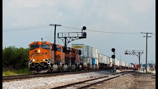 Following the BNSF Chillicothe Sub Part 1 Aug 9 2012 [upl. by Hsaka]