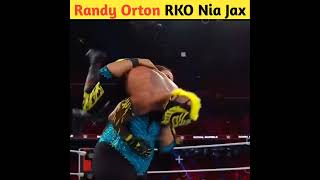 Randy Orton RKOs Nia Jax after she dominates the Mens Royal Rumble Match shorts wwe [upl. by Ausoj]