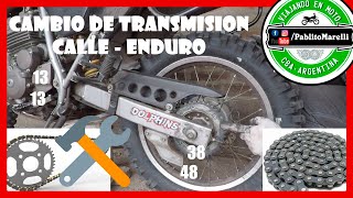 🛠🛠 Como CAMBIAR TRANSMISION de Moto HONDA TORNADO [upl. by Atsok]