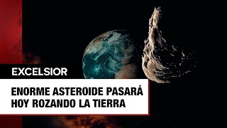 Enorme asteroide del tamaño de la pirámide de Giza pasará hoy rozando la Tierra [upl. by Nylyoj]