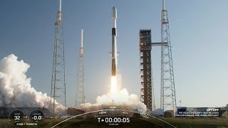 SpaceX launches 24 Starlink satellites on 18th mission of 2024 nails landing [upl. by Airalav]