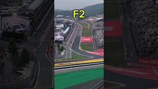 F2 vs F1  Top Speed SPA f1 formula1 f2 formula2 [upl. by Frances36]