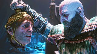 Kratos Explains Why He Ripped Off Helios Head Scene  God Of War Ragnarok Valhalla DLC PS5 2023 [upl. by Gideon433]