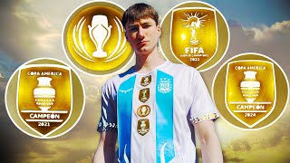 HICE una CAMISETA de ARGENTINA NIVEL DIOS  4 parches de campeón [upl. by Barnebas979]