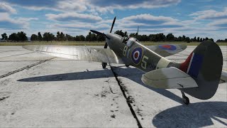 Spitfire Mk IX  Solo Training [upl. by Amelina]