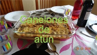 Canelones de atún [upl. by Fromma]